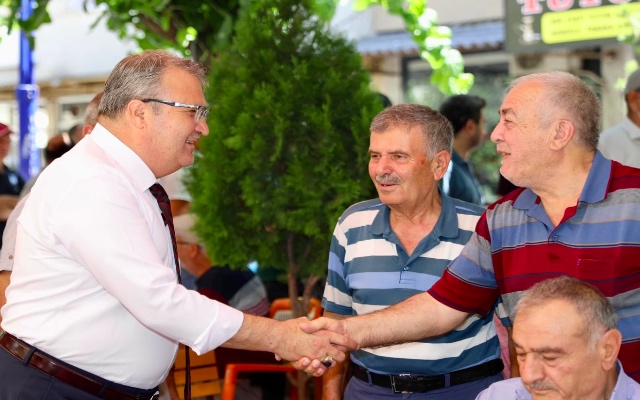 Başkan çerçi Karaköy'de vatandaşlar ile buluştu