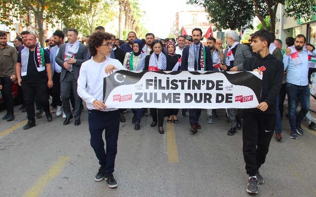 Ak Parti'den Filistin'e destek yürüyüşü